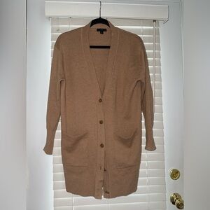 J. Crew Women's Brown Long Cardigan Sweater
